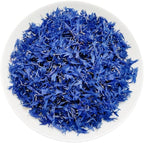 Pure Blue Cornflower Petals, 100% Natural Centaurea Cyanus, Dried Herbal Flowers, Grown in Germany, for Tea Blends, Cupcakes, Lattes, Bath Products, Gifts, Crafts