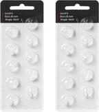 Hearing Aid Domes for Oticon MiniFit Single Vent Bass Domes: 2 Packs (8mm), Universal Domes for Oticon Hearing Aid Supplies
