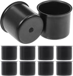 10Pcs Metal Candle Cups Drip Protectors Candle Holders for Home Decor Wedding Birthday Aromatherapy Containers 0.90X0.90X0.78In