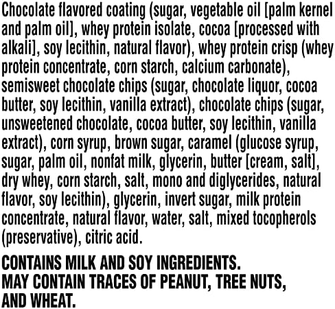 Gatorade Whey Protein Recover Bars, Chocolate Chip, 2.8 ounce(Pack of 12)