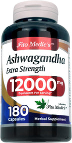 FITO MEDIC'S Lab | Ashwagandha | ashwagandha Supplements | ashwagandha Capsules | 180 Capsules