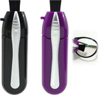 2PCS Eyeglass Cleaner Kit,Portable Glasses Cleaning Tool with Microfiber Tech and Portable Mini Brusheaner for Eyeglasses Sunglasses Reading Glasses, Easy to Carry for Travel Office Home