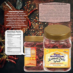 Rani Kashmiri Chilli Whole (Deggi Mirch, Low Heat) 5oz (141g) PET Jar ~ Natural | Salt-Free | Vegan | No Colors | Gluten Friendly | NON-GMO | Kosher | Indian Origin