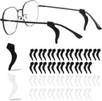 30 Pairs Eyeglass Ear Grips - Anti-slip Holder, Silicone Ear Hook, Eye Glasses Ear Grip Sleeve Retainer for Sports, Sunglasses, Reading Glasses