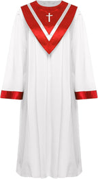 Unisex Adult Church Robes Choir Robe Women Men Pulpit Robe Pastor Church Baptism Robes