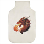 Azeeda 'Dragon Breathing Fire' Hot Water Bottle Cover (HW00050372)