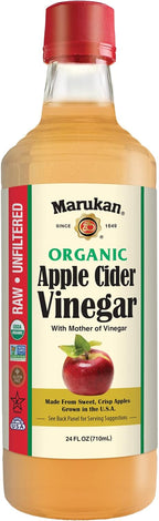 Marukan Organic Apple Cider Vinegar, 24 Ounce Glass Bottle (Pack of 1)