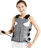 Adjustable Thoracolumbar Spinal Brace, Lightweight Lumbar Spine Support Orthosis with Built-in Inflatable Airbag, Easy To Wear and Comfortable and Breathable, For Kyphosis, Osteoporosis