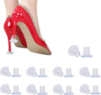 9 Pairs Clear High Heel Protectors Heel Stoppers for Wedding Mates Bridesmaid(Small/Middle/Large)