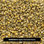 Frontier Co-op Organic German Whole Chamomile Flowers, 1-pound Bulk Bag, Makes Relaxing/Calming Tea, Kosher, Non Irradiated