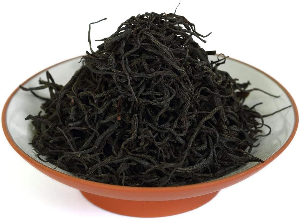 GOARTEA 4Pcs 250g / Total 35.2oz Supreme Black Tea Bags Lapsang Souchong Tea Loose Leaf Chinese Black Tea- Black Buds/No Smoky Taste