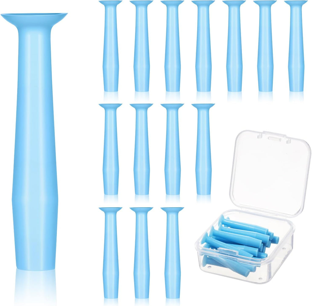15pcs Contact Lens Remover Tool with Storage Box, Soft Rubber Eye Contact Lens Plunger Suction Cup Lenses Inserter Tools Ideal for Travel and Daily Use