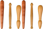 Healifty Wooden Foot Massage Sticks: 6Pcs Foot Acupressure Point Therapy Massage Tools for Reflexology Pain Relief and Blood Circulation Lightweight Natural Rods for Body Relaxation