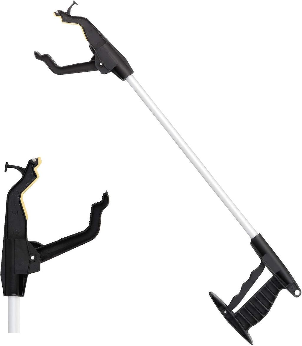 Nova Joy Reacher - Grabber Pickup Tool for Seniors - Lightweight Gripper with Magnetic Tip, Hook, and Rotating Claw - Daily Living Aid for Elderly and Users with Limited Mobility - 24" - One Pack