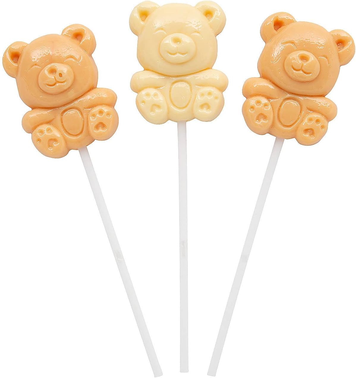 Teddy Bear Lollipops - 12 Pieces
