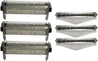 Foil and Cutter Set Compatible with Remington MicroScreen 3 TCT MS3-2000, MS3-2700, MS3-3000, MS3-3500, MS3-3700, MS3-4000