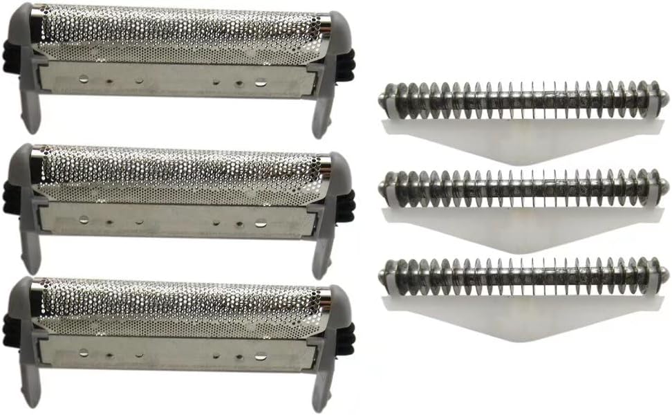 Foil and Cutter Set Compatible with Remington MicroScreen 3 TCT MS3-2000, MS3-2700, MS3-3000, MS3-3500, MS3-3700, MS3-4000