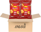 AMBARII Walkers Ready Salted Potato Crisps, Classic Chips, 25g Snack Size, 12 Count Multi Pack