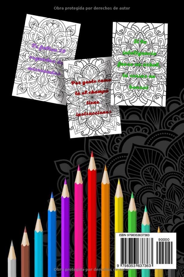 Mandala a la mierda: 45 mandalas con insultos para colorear (Spanish Edition)