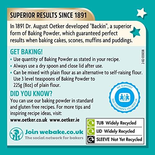 Dr. Oetker Baking Powder, 170g