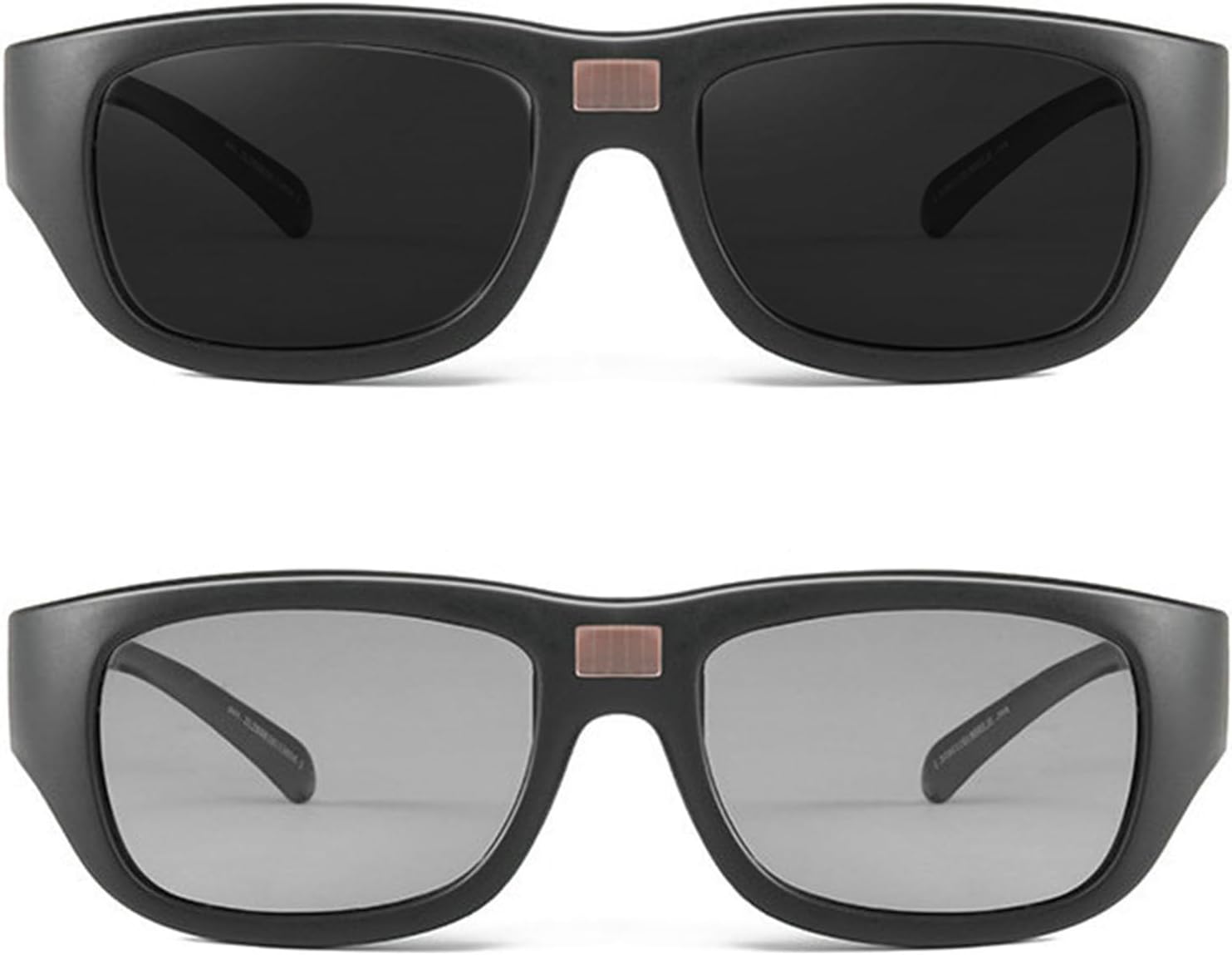 0.1 Seconds Smart Photochromic Polarized Men's Sunglasses for Driving Riding Wraparound Fishing Sun Glasses