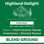 Conihat Ground Coffee - Vietnamese Premium Arabica & Robusta Blend, Medium Roast, Dark Caramel, Roasted Peanut & Like-woody Notes, Balanced Flavor, Low Acid, Single Origin, Hand-Picked, 8.8 Oz Bag