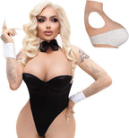Sllicone Breastplate for Crossdressers Breast Forms Transgender Cosplay Fake Breasts Drag Queens