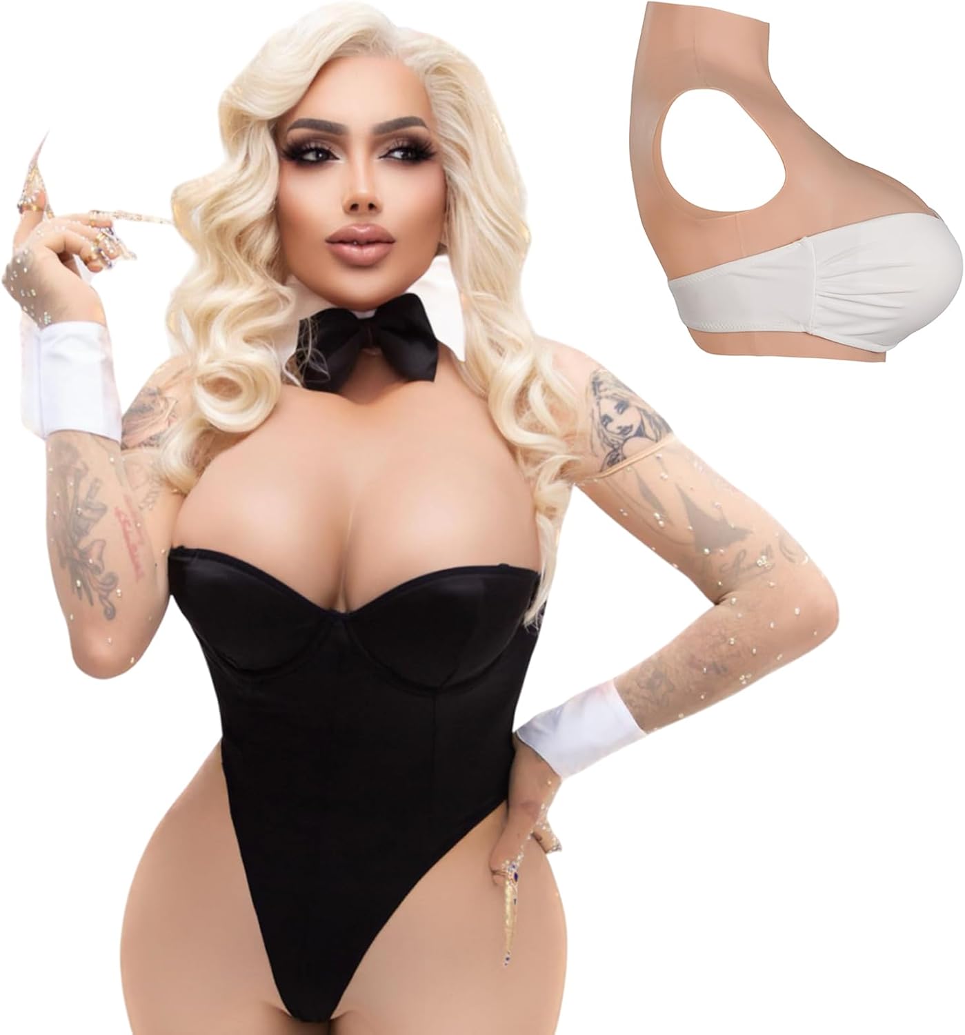 Sllicone Breastplate for Crossdressers Breast Forms Transgender Cosplay Fake Breasts Drag Queens