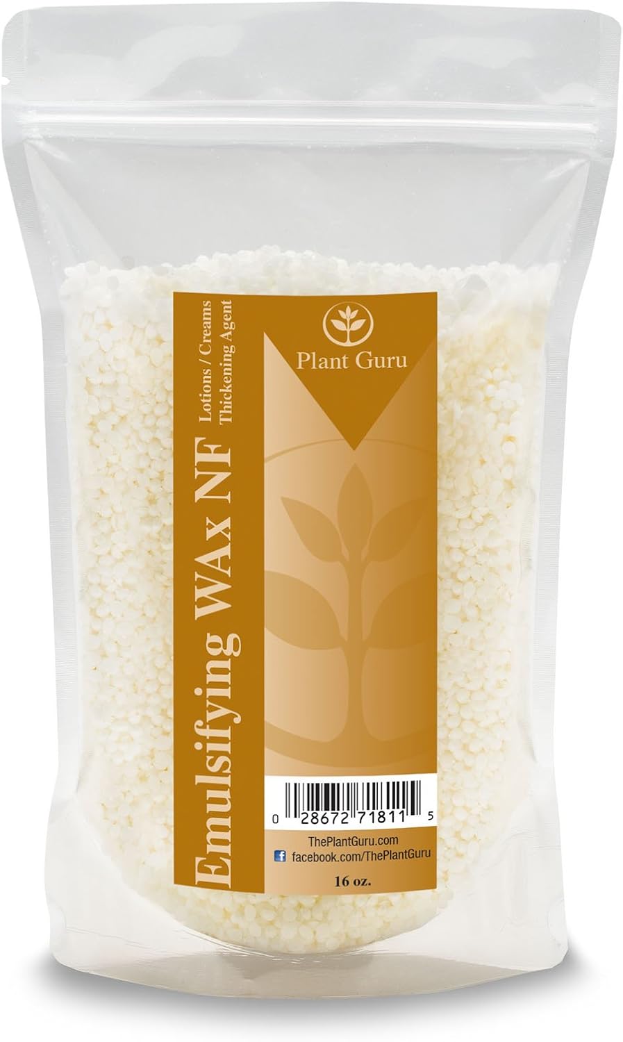 Emulsifying Wax NF, Non-GMO Premium Quality Polysorbate 60/ Polawax 16 oz / 1 Pound