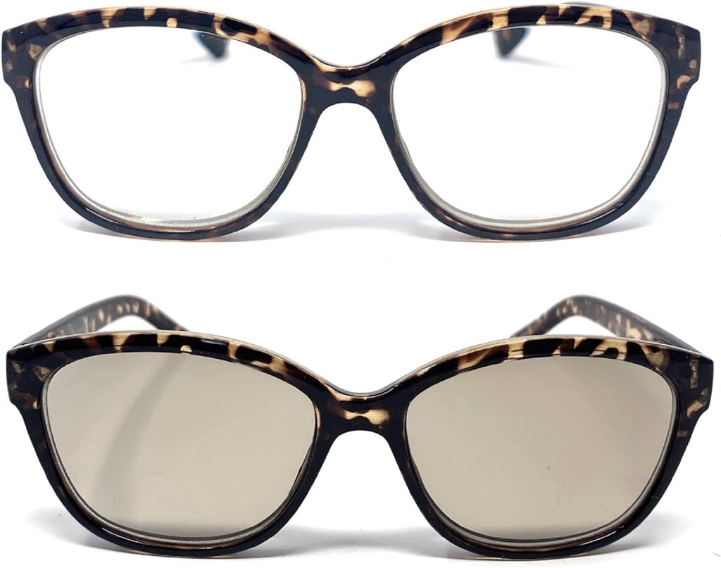 The Fancy Photochromic Reading Glasses, Transition Readers for Ladies, Sunglasses for Women
