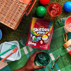 ASSORTIT X Skittles POP’D Freeze Dried Candy, Original Flavors, Crunchy Fruity Candy Snack, Bulk 3 Pack (5.5 Oz Each, Total 16.5 Oz), Resealable Bags