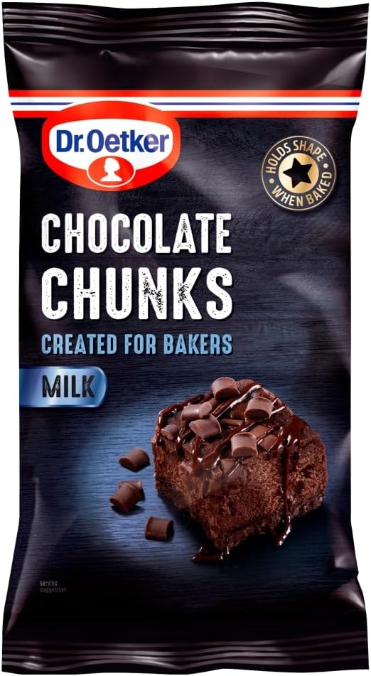 Dr. Oetker Milk Chocolate Chunks (100g)