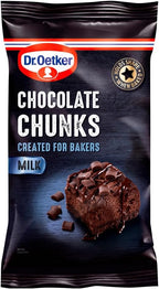 Dr. Oetker Milk Chocolate Chunks (100g)