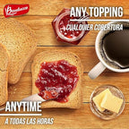 Bauducco Original Toast, Light Crispy Bread, 5 Oz Boxes, Breakfast Snack, 3 Pack