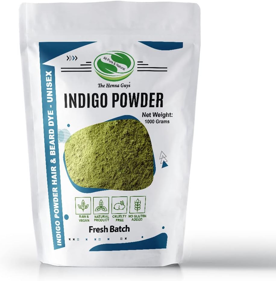 1000 Grams INDIGO POWDER For Hair Dye/Color - The Henna Guys