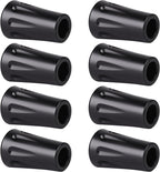 8Pcs Walking Stick Tips, Trekking Pole Tip, Walking Cane Tips Replacement Rubber Tips, Hiking Stick Accessory, Fits Most Standard Hiking Pole (11mm Hole Diameter).