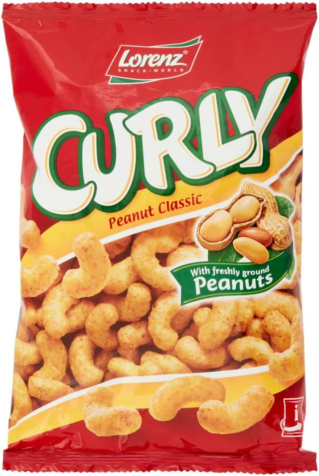 Lorenz Curly Peanut Classic 60g (Peanut Puff Snacks 2.2oz)