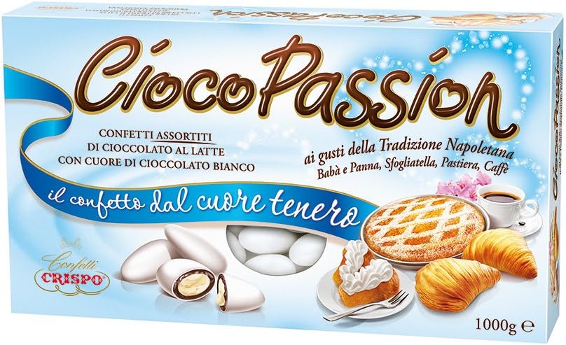 Confetti Crispo Cioco Passion Milk Chocolate Tradizione Napoletana 2.2lb (1kg)