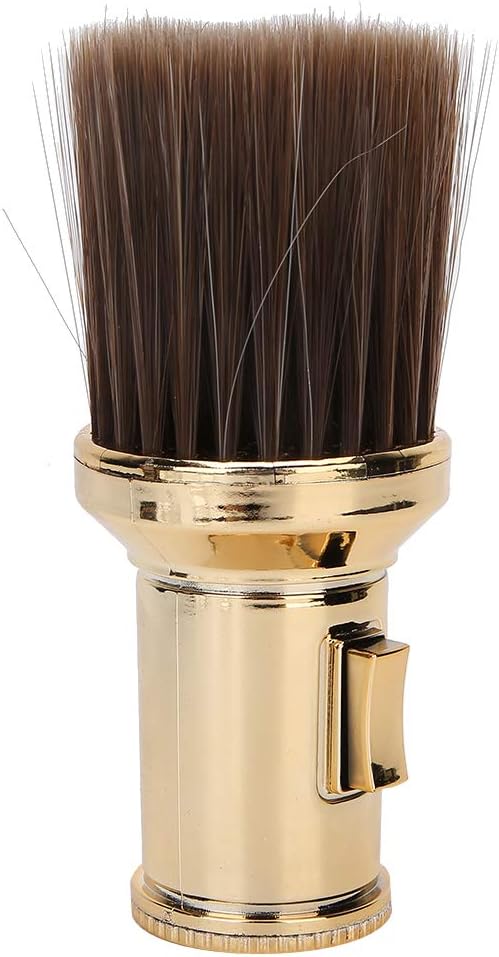 ZJchao Multifunctional Soft Light Hair Brush Shaving Tool for Barber Shop (Gold)