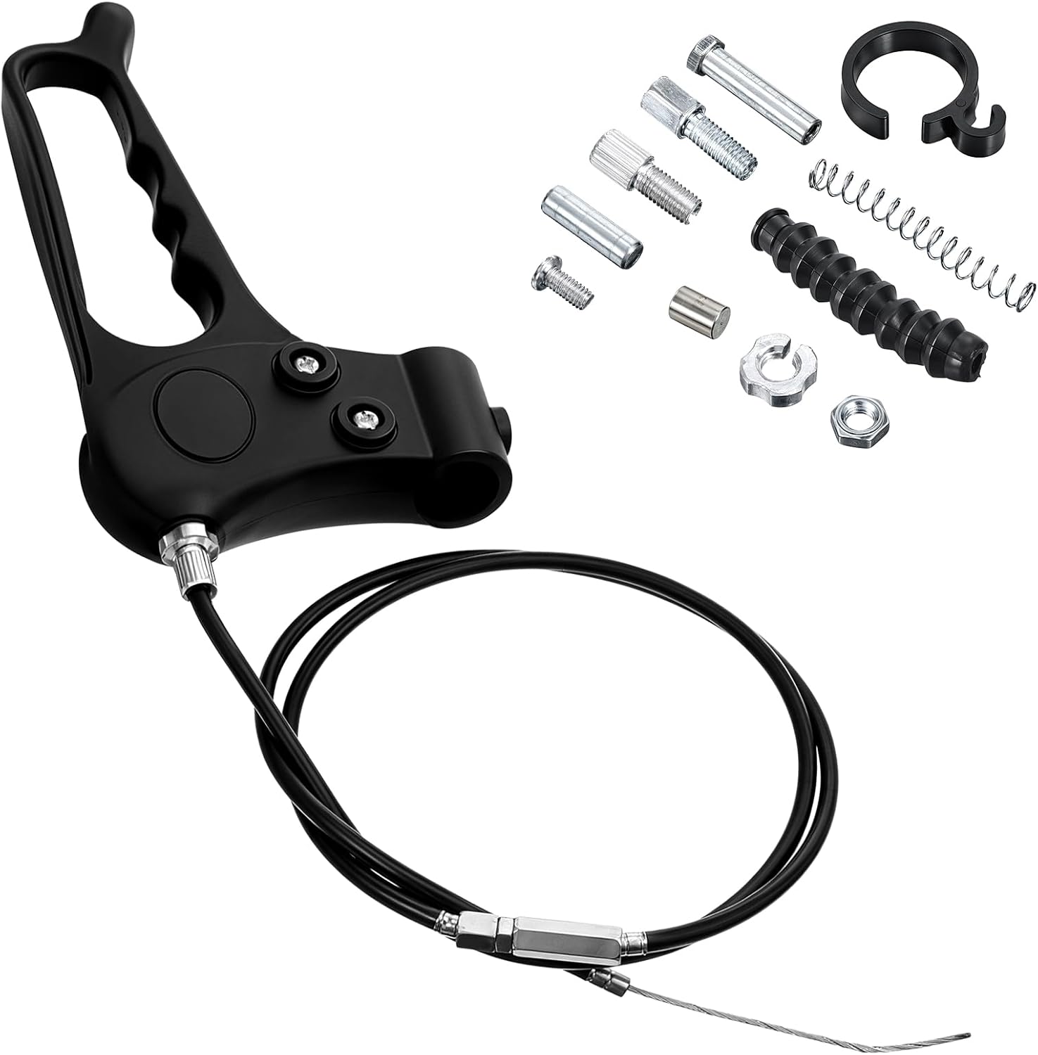 Brake Handle Replacement for Rollator Walker, Rollator Replacement Hand Brake with 41" Cable, Drive Rollator Replacement Parts for 4 Wheel Rolling Walker