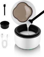 Mini Wax Warmer for Hair Removal – Portable Wax Pot for Small Areas: Face, Nose, Eyebrow, Lip, Underarm,Compact Travel Kit for Men and Women