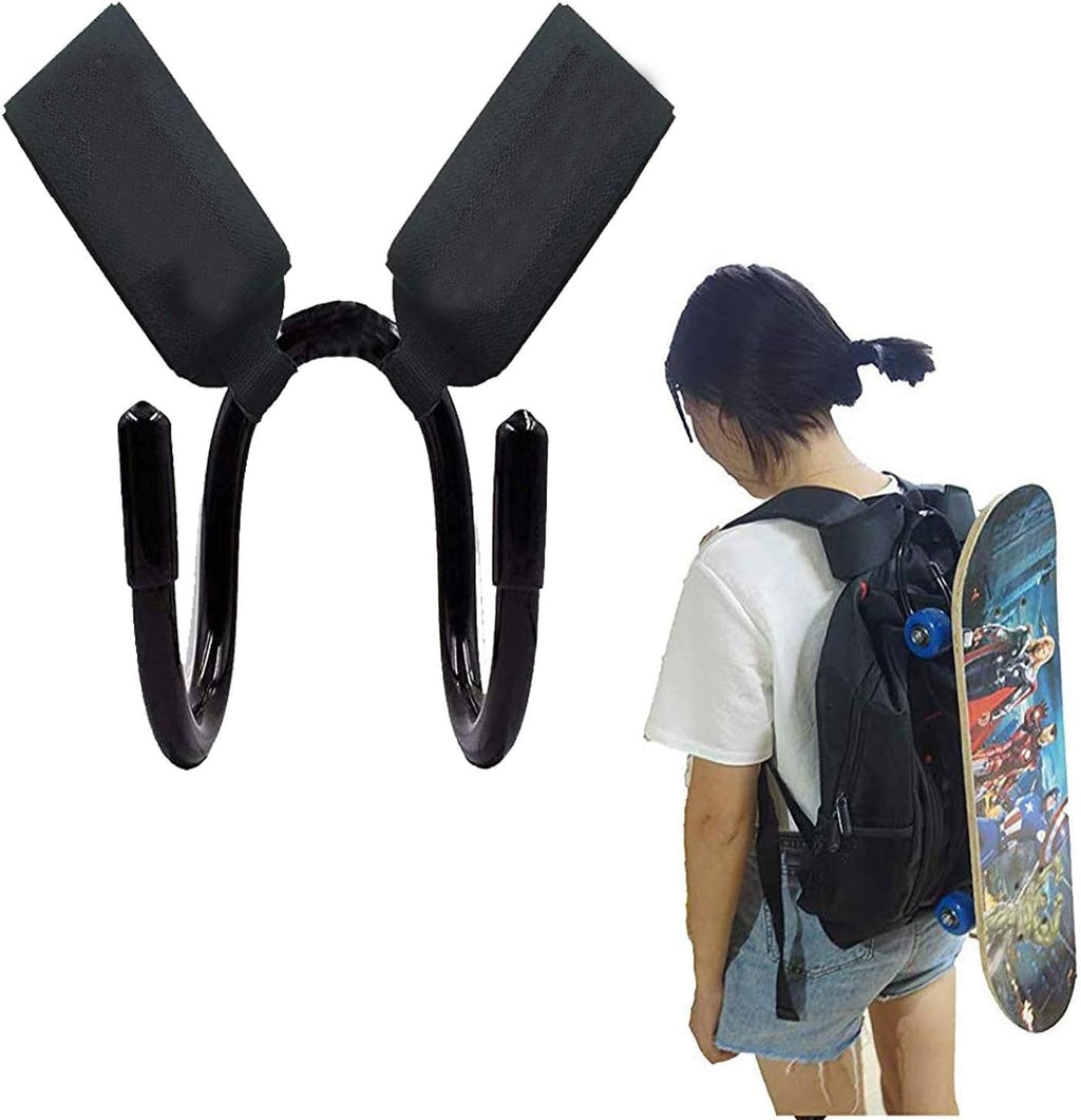 Pmsanzay Backpack Attachment Carrier Hanger Rack Hook Holder for Carrying Mini Cruiser, Cruiser Board,Skateboard - Fit Most Backpacks - Easy to Use - No Backpack