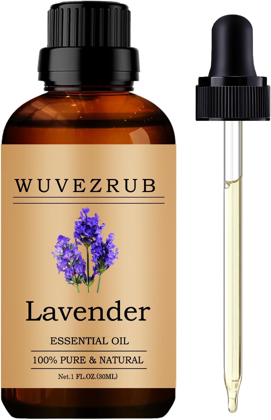 Lavender Essential Oils, 30ML Pure and Natural Essential Oil for Aromatherapy Diffuser - Lavender /1 Fl Oz