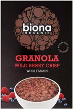 Biona Organic Wild Berry Crispy Granola (375g) - Pack of 6