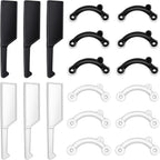 6Pairs Nose Lifter, Nose Shaper, Noses Up Lifting Shaping Clip, Noses Job Insert for Rhinoplasty Shaping, No Pain Invisible Shaper Tool Straightening Beauty Kit Women Men (Black + Transparent)