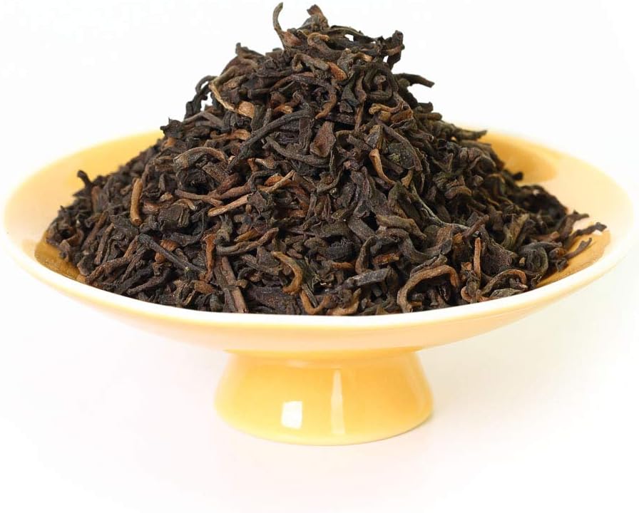 GOARTEA Puerh Tea Loose Leaf 100g / 3.5oz 2005 Year Ripe Shu Supreme Ancient Tree Gongting Grade - Chinese Yunnan Puer Pu'er Pu-erh Tea
