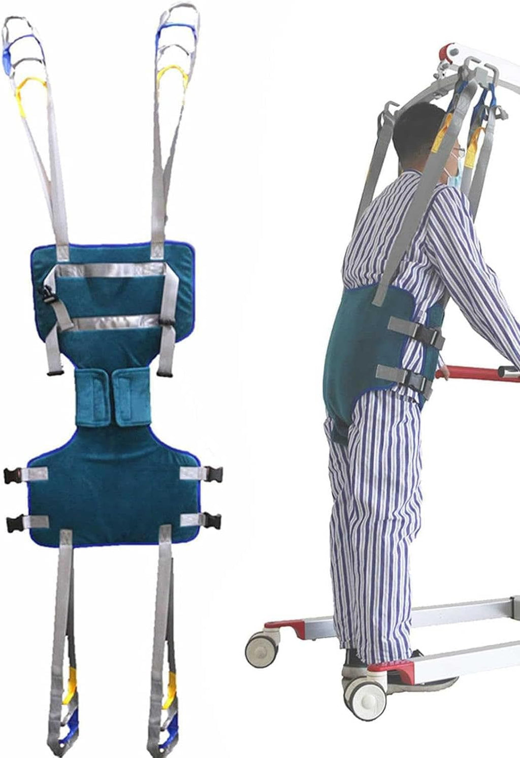 Patient Lift Sling for Elderly Rehabilitation Aid - Assisted Walking Spreader and Standing Aid Gait Training Device - Patient Assisted Walking Harness