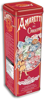 Chiostro di Saronno Amaretti Del Chiostro, Amaretti Di Saronno Crunchy Italian Cookies Tall Tin, 6.17 oz