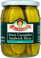 Mrs Elswood Sweet Cucumber Sandwich Slices (540g) - Pack of 6