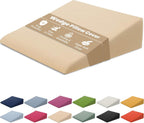 Xtreme Comforts Wedge Pillow Cover - Allergy-Friendly & Easy to Clean Cover - Fits Our (27" x 25" x 7") Wedge Pillow - Wheat